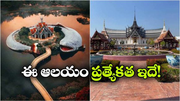 గుడిని చుట్టుకున్న చేప.. ఈ ఆలయం ఎక్కడ ఉందో తెలుసా?