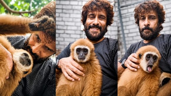 కోతి తెచ్చిన తంటా.. చిక్కుల్లో పడ్డ హీరో విక్రమ్?