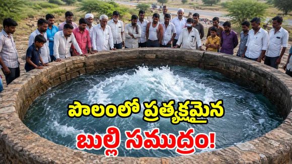 ఇదెక్కడి వింత.. సముద్రంలా మారిన బావి.. ఎగసిపడుతున్న అలలు!