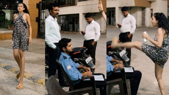 నా బూట్లు నీతో కడిగిస్తాను.. సెక్యూరిటీ గార్డుపై ఓ మహిళ చిందులు, గ్రేటర్ నొయిడాలో ఘటన, వీడియో వైరల్