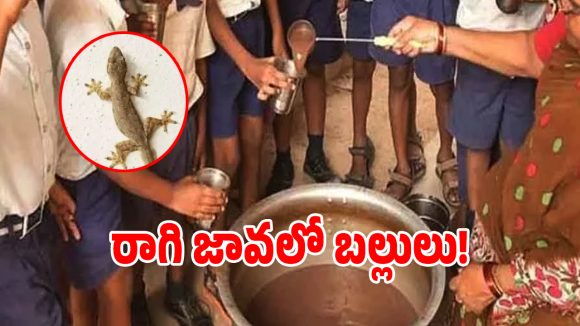 ప్రకాశం జిల్లాలో దారుణం.. బల్లులు పడిన జావ తాగిన విద్యార్థులు