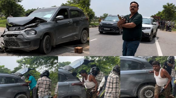 కారు బోల్తా.. మద్యం కోసం ఎగబడిన జనం, ఇంతకీ ఎక్కడో తెలుసా? వీడియో వైరల్