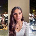 బుక్కైన ఇన్ఫ్లుయెన్సర్ ప్రకృతి గౌర్‌.. రీల్స్ కోసం  రోడ్డుపై రచ్చ, వీడియో వైరల్