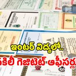 ఇంటర్ విద్యలో మైండ్ బ్లాక్ అయ్యే స్కామ్.. కలర్ జిరాక్స్‌తో గెజిటెడ్ ఉద్యోగ పోస్టులు!