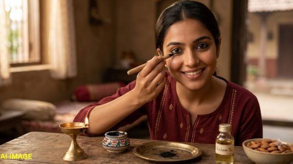కాజల్ వ్యాపించగానే మేకప్ మొత్తం చెడిపోతోందా? గంటలసేపు చెదరని కాటుక ఇంట్లో ఇలా చేసుకోండి