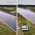 హైవే‌పై ఘోర ప్రమాదం..టైరు పగిలి ఏకంగా 100 మీటర్ల వరకు కారు,  తప్పించుకున్న బీజేపీ ఎమ్మెల్యే
