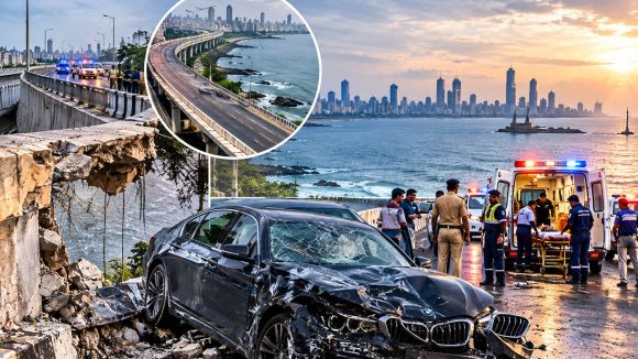 రోడ్డుపై BMW బీభత్సం, స్పాట్‌లో ముగ్గురు మృతి, ముంబైలో ఘోర రోడ్డు ప్రమాదం