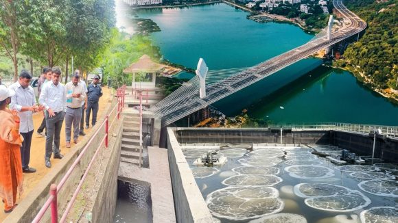బిగ్ టీవీ వరుస కథనాలు.. రంగంలోకి దిగిన అధికారులు, దుర్గంచెరువు పరిశీలన