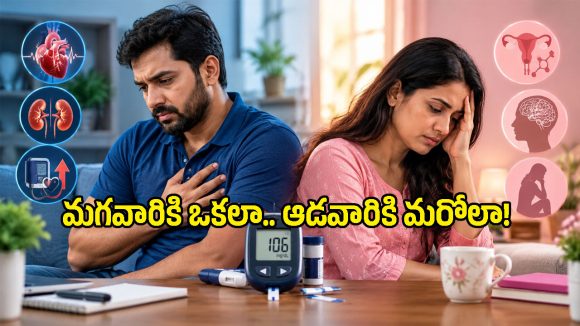 ఆడవాళ్లకు డిప్రెషన్.. మగవాళ్లకు హార్ట్ఎటాక్ రిస్క్.. డయాబెటిస్ వెనుక ఇంత కథ ఉందా?