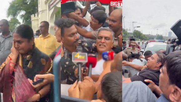 తెలంగాణ అసెంబ్లీ వద్ద హైడ్రామా.. నిరసనలు, ప్లకార్డులతో.. కేటీఆర్‌కు గాయాలు- సునీత కన్నీరు