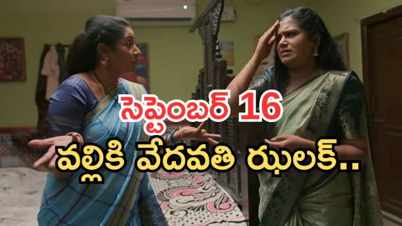 Illu Illalu Pillalu Today Episodes: ప్రేమ, ధీరజ్ ను విడగొట్టేందుకు ప్లాన్.. తిరుపతి శోభనం క్యాన్సిల్.. వల్లికి దిమ్మతిరిగే షాక్..
