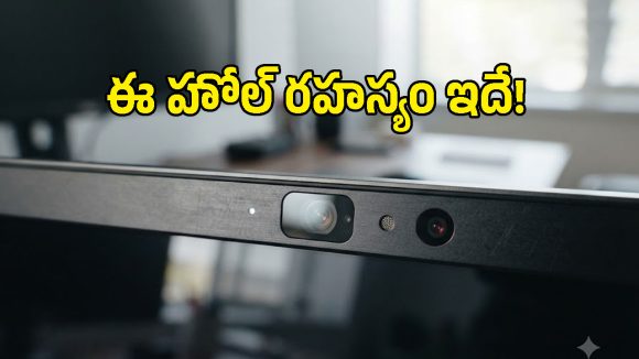 ల్యాప్‌టాప్ వెబ్‌క్యామ్ పక్కన ఈ చిన్న హొల్స్‌ ఎందుకు ఉంటాయో తెలుసా?