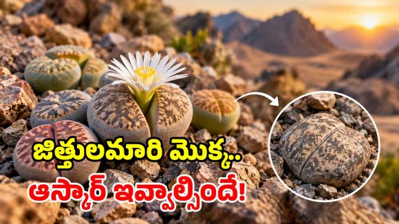 రాయిలా నటిస్తూ.. ప్రపంచాన్నే బురిడి కొట్టిస్తున్న అరుదైన మెుక్క.. ఏమన్నా తెలివా?