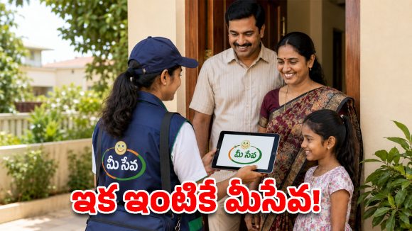 మీసేవ సెంటర్‌కు వెళ్లే పనిలేదు.. ఇక ఇంటికే వస్తారు! ఎలా బుక్ చేసుకోవాలో తెలుసా?