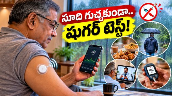 బ్లడ్ షుగర్ హెచ్చుతగ్గులకు చెక్ పెట్టే CGM సాంకేతికత.. వానకాలంలో ఎంతగానో హెల్ప్!