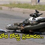 పల్నాడులో విషాదం..  బైక్‌ను ఢీకొన్న ట్రావెల్ బస్సు, ఇద్దరి మృతి!