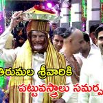 తిరుమల బ్రహ్మోత్సవాలు.. శ్రీవారికి పట్టువస్త్రాలు సమర్పించిన సీఎం చంద్రబాబు