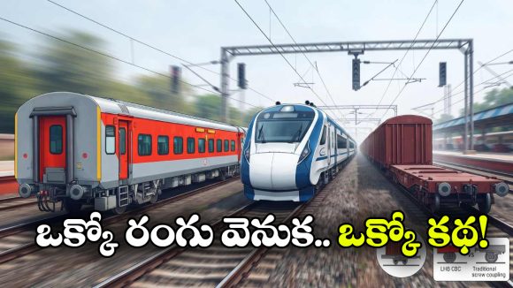 రైలు కోచ్‌లకు రంగులు ఎందుకు? ఆ కలర్స్ వెనుక ఉన్న అసలు అర్థం ఏంటి!