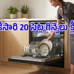 రోజూ గిన్నెలు కడిగి విసుగొస్తుందా? ఒకేసారి 20 ప్లేట్ల సెట్ క్లీన్ చేసే కొత్త డిష్‌వాషర్ లాంచ్!