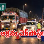 అనకాపల్లిలో అక్రమ వసూళ్ల చెక్‌పోస్ట్ కలకలం!