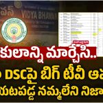 కులాన్ని మార్చేసి మరీ ఏపీ DSC లో ఉద్యోగాలు.. బిగ్ టీవీ ఆపరేషన్‌లో బయటపడ్డ సంచలనాలు
