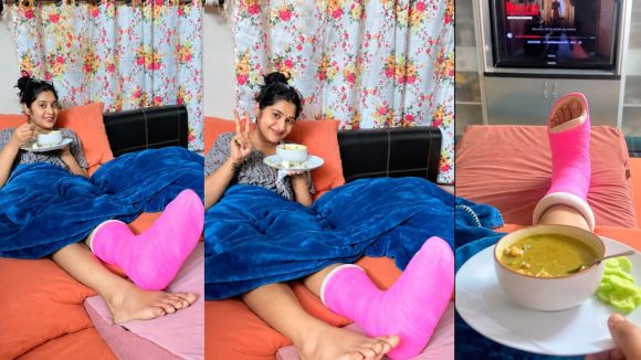 కాలికి గాయంతో నటి ప్రియ..నెటిజన్స్ కి రిక్వెస్ట్.. అసలేమైందంటే?