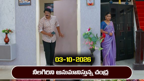 Ninnu kori Serial Today Episode October 3rd ‘నిన్ను కోరి’ సీరియల్‌: నీలగిరి నిజ స్వరూపం చంద్ర పసిగడుతుందా..?  