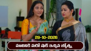 Karthika Deepam 2 Serial Today Episode October 29th ‘కార్తీక దీపం 2’ సీరియల్‌: మాలినికి పెద్ద షాక్ ఇచ్చిన జ్యోత్స్న  