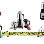 మిక్సర్ గ్రైండర్ కొనాలనుకుంటున్నారా? రూ.3వేలలోపు టాప్-5 బ్రాండ్స్ ఇవే!