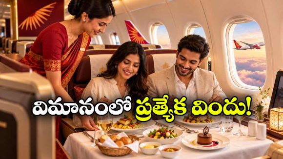 విమానాల్లో ఫైవ్ స్టార్ రేంజ్ ఫుడ్.. ఎయిర్ ఇండియా క్రేజీ ప్లాన్!