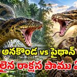 అనకొండ vs కొండ చిలువ.. పాముల్లో నిజమైన కింగ్ ఏది? దేని దమ్ము ఎంత?