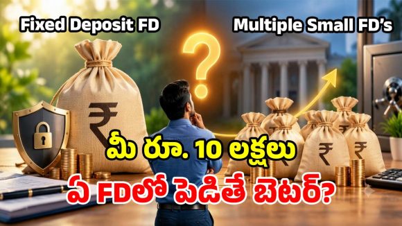 రూ. 10 లక్షల పెట్టుబడి.. సింగిల్ ఎఫ్‌డీ vs మల్టిపుల్ ఎఫ్‌డీలు.. అధిక రాబడికి ఏది బెస్ట్?