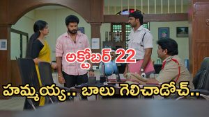 Gundeninda GudiGantalu Today episode: ప్రభాకు క్లాస్ పీకిన మీనా.. బాలు గెలిచాడు.. రోహిణి దొరుకుతుందా..?
