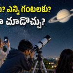 భూమికి దగ్గరగా శని గ్రహం, 15 ఏళ్లకు ఒక్కసారే వచ్చే అద్భుతం.. ఈ తేదీ మిస్ కావద్దు!
