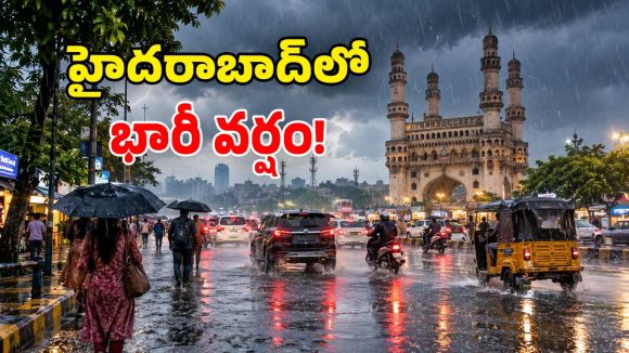 హైదరాబాద్‌లో ఒక్కసారిగా మారిన క్లైమేట్.. దంచికొడుతున్న వాన.. రాబోయే 2 గంటలు హైఅలర్ట్!
