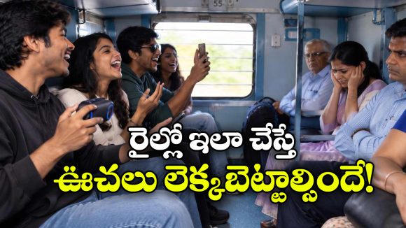 రైళ్లలో పెద్ద సౌండ్ పెట్టి ఫోన్ వాడుతున్నారా? అయితే, ఇక షాక్ తప్పదు!