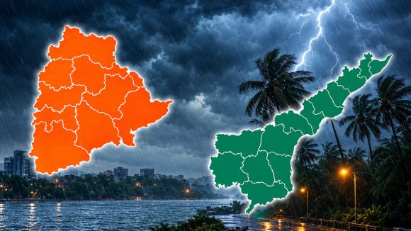 తెలుగు రాష్ట్రాల్లో మారుతున్న వాతావరణం.. ఏకంగా రెండు అల్పపీడనాలు,  భారీ వర్ష సూచన