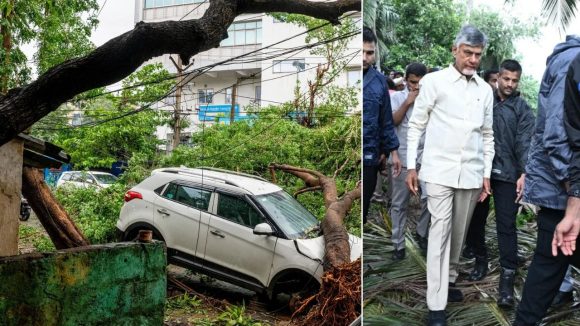 అర్నబ్ తుఫాను అల్లకల్లోలం.. నేరుగా రంగంలోకి దిగిన సీఎం చంద్రబాబు, కరెంటు లేదని ప్రజల..