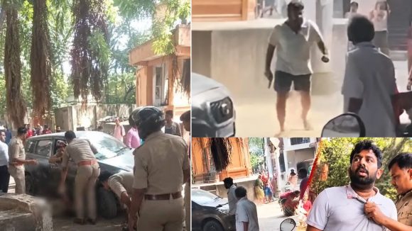 22 సెకన్లలో 5 రౌండ్ల కాల్పులు.. నిందితుడు ఫైర్ చేస్తూ అరుపులు. ముగ్గురు మృతి, లక్నోలో షాకింగ్ ఘటన