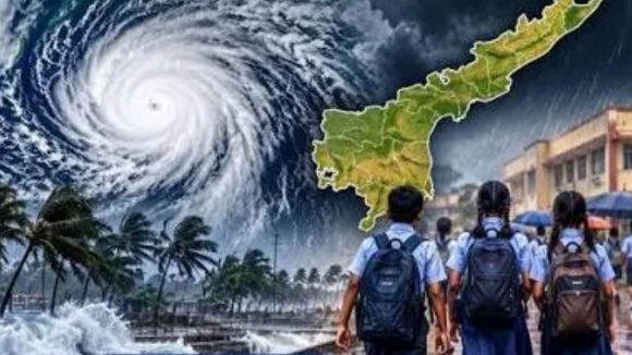 అర్నబ్ తుఫాన్ ప్రభావం.. ఏపీలో పాఠశాలలకు సెలవులు, విద్యుత్ ఉద్యోగుల సెలవులు క్యాన్సిల్