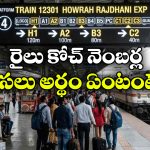రైలు బోగీలపై ఉండే నంబర్లు గమనించారా? వామ్మో.. వాటి వెనుక ఇంత మీనింగ్ ఉందా?