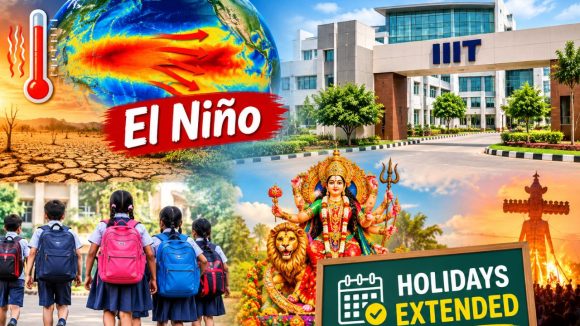 బాసర ట్రిపుల్ ఐటీపై ఎల్‌నినో‌ ఎఫెక్ట్.. దసరా సెలవుల పొడిగింపు, ఆన్ లైన్ క్లాసులు కంటిన్యూ