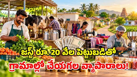 రూ.20,000 ఉంటే.. సొంతూళ్లలోనే దర్జాగా చేసుకునే వ్యాపారాలు.. ఇక సిటీ ఊసే అక్కర్లేదు!