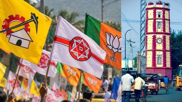 ఉమ్మడి విజయనగరం జిల్లాలో ‘స్థానిక’ రచ్చ.. మేయర్-మున్సిపాలిటీల్లో మూడు పార్టీల అభ్యర్థుల నామినేషన్లు