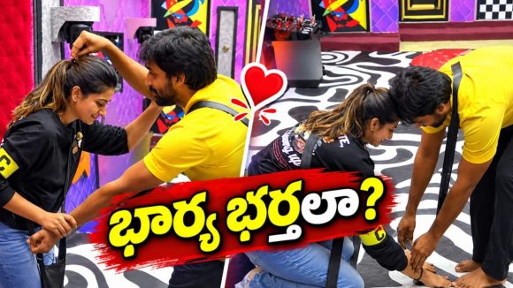 ముఖేష్ కాళ్లు మొక్కిన వర్షిణి.. వీడియో వైరల్!