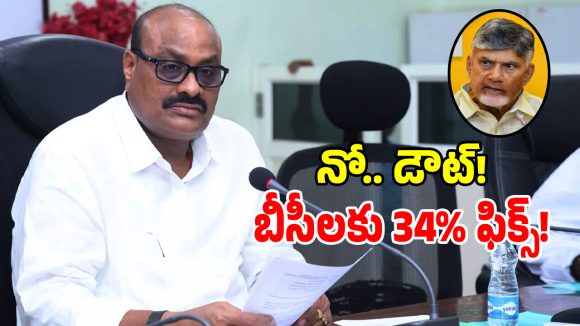 బీసీ రిజర్వేషన్ల వివాదంపై క్లారిటీ ఇచ్చిన మంత్రి అచ్చెన్నాయుడు.. ఎమన్నారంటే?