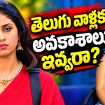 తెలుగు వాళ్లకు అవకాశాలు కరువయ్యాయా.. నిజాలు బయట పెట్టిన బిగ్ బాస్ దక్షి !