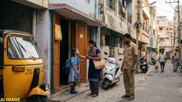 ఆటో డ్రైవర్ పిల్లల స్కూల్ ఫీజు రూ.1.5 లక్షలు.. భార్య ఎలా సాయం చేస్తోందంటే