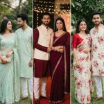దుర్గాపూజలో మీ లైఫ్ పార్ట్‌నర్‌తో మ్యాచింగ్ డ్రెస్ ఇలా ట్విన్నింగ్ చేయండి.. ఇద్దరి ఫొటోలు అదిరిపోతాయి