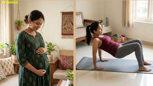 ప్రసవం తరువాత పెరిగిన బరువు తగ్గాలా? ఇంట్లోనే సులభంగా ఈ 3 వ్యాయామాలు చేయండి